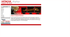 Desktop Screenshot of hitachidisplays.com