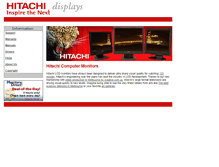 Tablet Screenshot of hitachidisplays.com